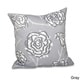 preview thumbnail 4 of 5, Spring Floral 2 Floral 20 x 20-inch Outdoor Pillow Grey