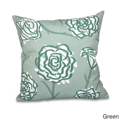 Spring Floral 2 Floral 20 x 20-inch Outdoor Pillow
