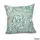 preview thumbnail 3 of 5, Spring Floral 2 Floral 20 x 20-inch Outdoor Pillow Green
