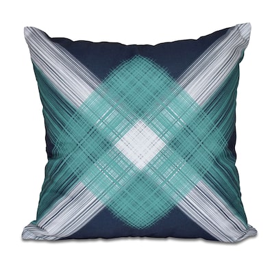 String Art Geometric Print 20 x 20-inch Outdoor Pillow