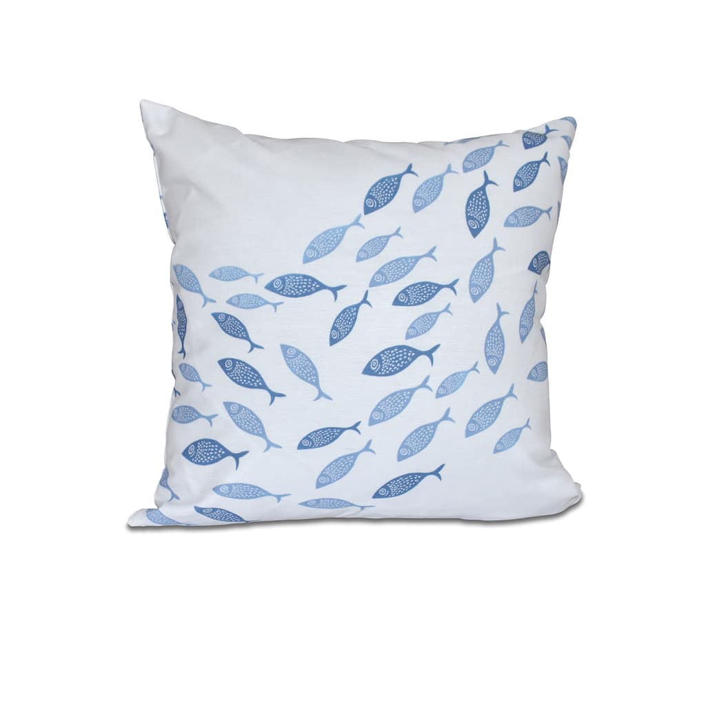 Escuela Animal Print 18 x 18-inch Outdoor Pillow