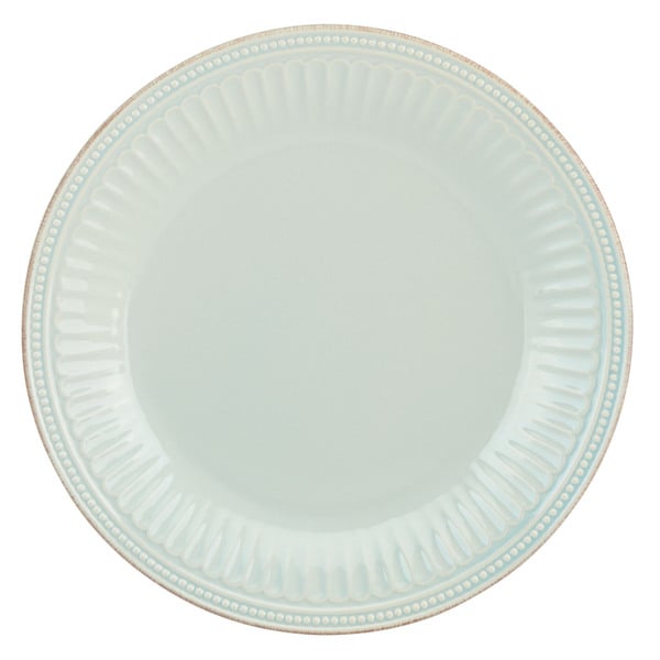 Shop Lenox French Perle Groove Ice Blue Dinner Plate - Free Shipping On ...