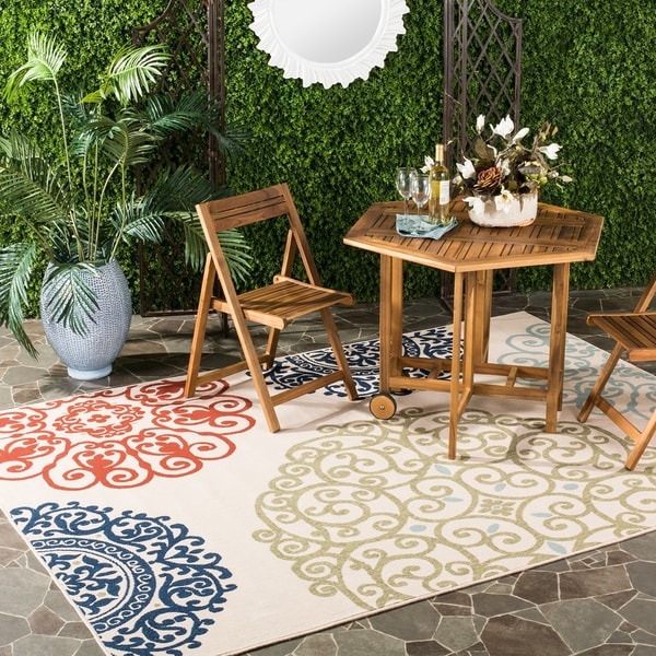 Safavieh Veranda Cream Sweet Pea Rug 6 7 X 9 On Safavieh Veranda Cream Sweet Pea Rug 6 X27