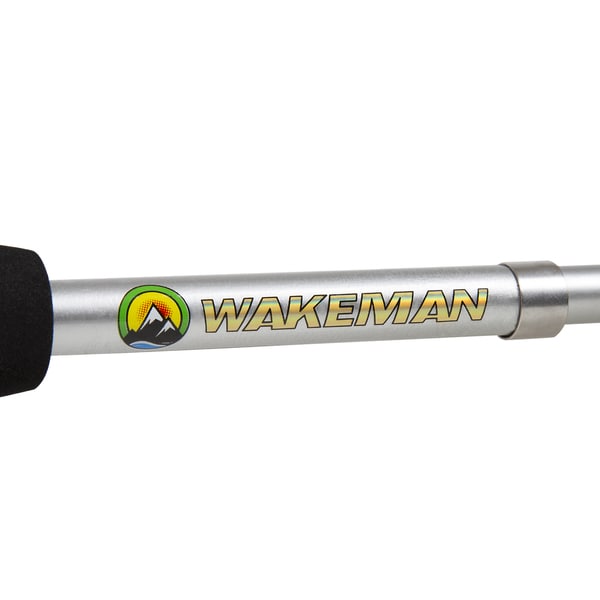 Wakeman Ultra Series Telescopic Spinning Rod and Reel Combo - Black