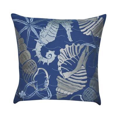 Loom and Mill 22 x 22-inch Sea Life Decorative Throw Pillow