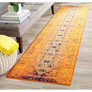 Orange 2 X 14 Runner Rugs For Less Safavieh Monaco Vintage Distressed Orange Multi Rug 2 X 14