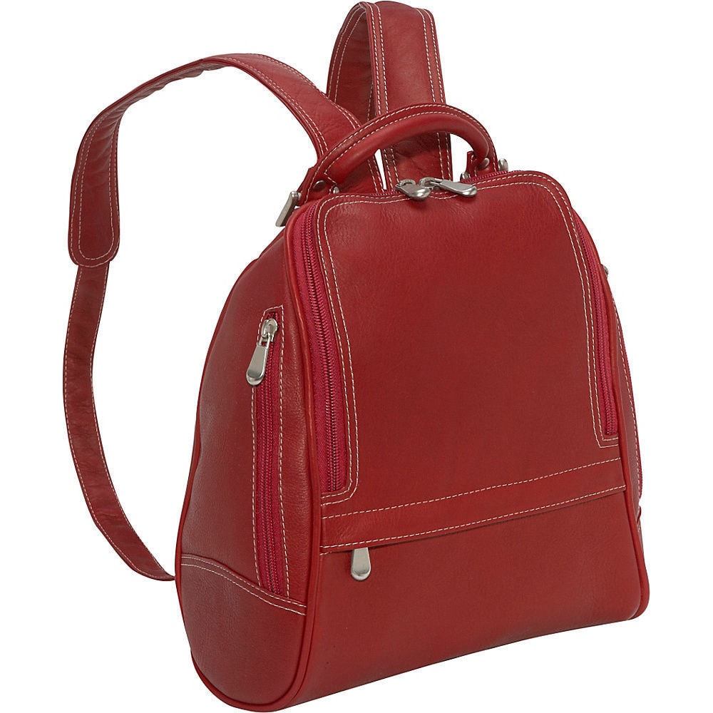 leather women's backpack handbag