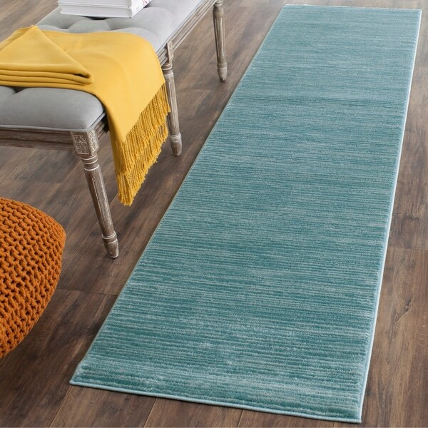 Safavieh Vision Contemporary Tonal Aqua Blue Area Rug - 2' 2 x 6'