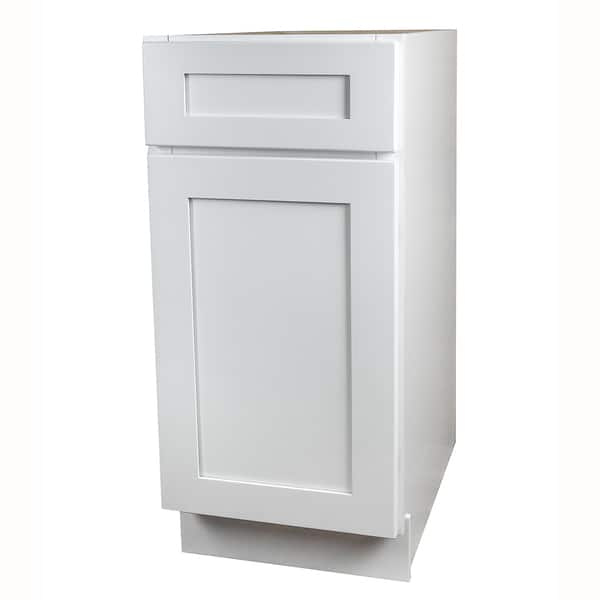 White Shaker Kitchen Base Cabinet Overstock 11728328