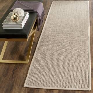 Sisal 2 X 14 Runner Rugs For Less Safavieh Casual Natural Fiber Marble Beige Sisal Runner Rug 2 6 X 14