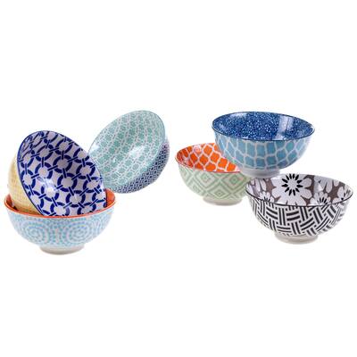 Certified International Mix & Match Chelsea Bowls, (Set of 6)