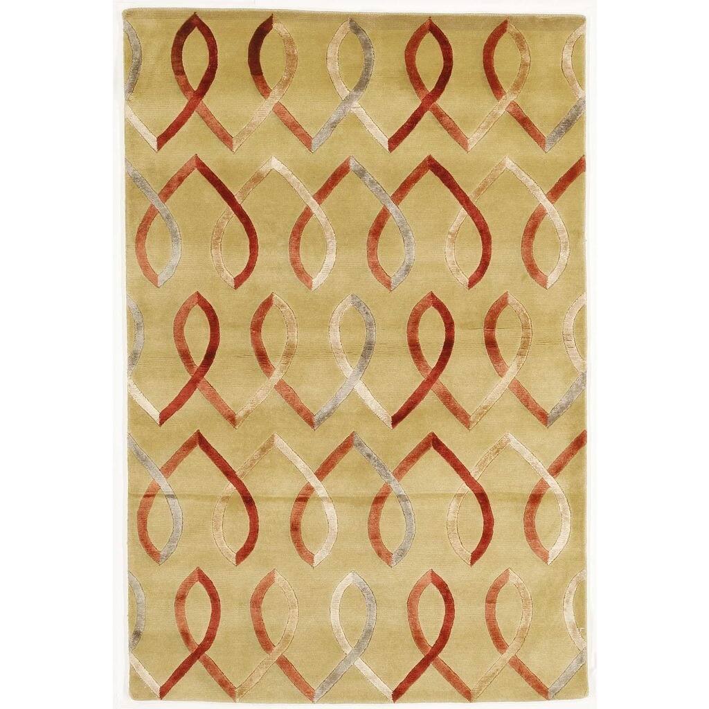 Hand-knotted Area Rug