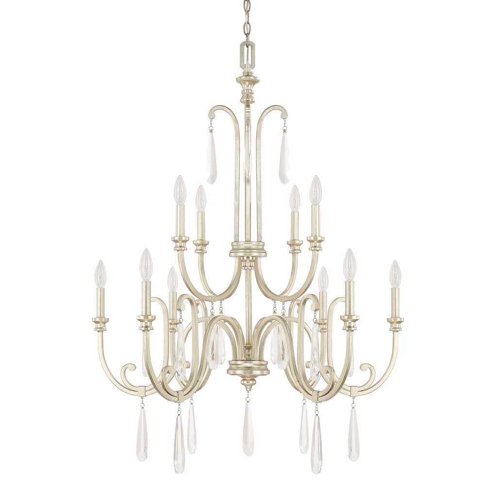 Cambridge 10-light Winter Gold Chandelier - Chandeliers For Bedrooms by Overstock.com