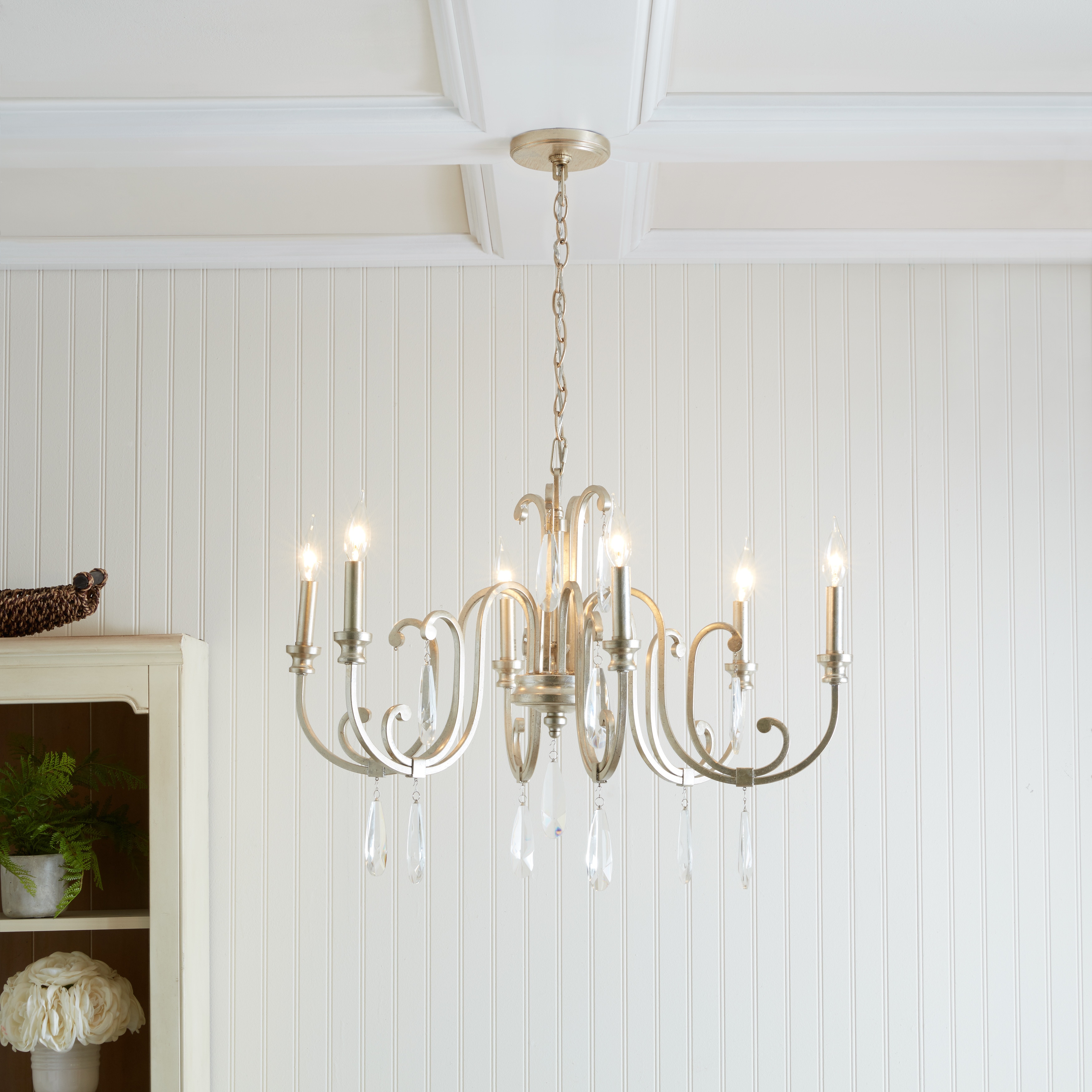 Cambridge 6-light Winter Gold Chandelier - Chandeliers For Bedrooms by Overstock.com