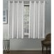 preview thumbnail 2 of 33, ATI Home Cartago Woven Trellis Blackout Curtain Panel Pair
