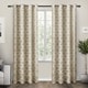 preview thumbnail 12 of 33, ATI Home Cartago Woven Trellis Blackout Curtain Panel Pair
