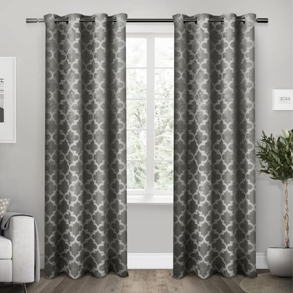 Shop Ati Home Cartago Woven Blackout Curtain Panel Pair With