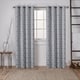 preview thumbnail 15 of 33, ATI Home Cartago Woven Trellis Blackout Curtain Panel Pair