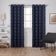 preview thumbnail 25 of 33, ATI Home Cartago Woven Trellis Blackout Curtain Panel Pair