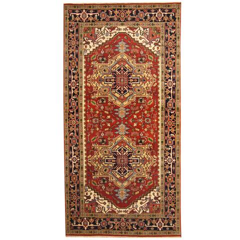Handmade One-of-a-Kind Serapi Wool Runner (India) - 6'1 x 12'