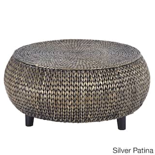 Silver Round Coffee Tables Online At Our Best Havenside Home Eastport Low Round Coffee Table