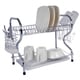 Thumbnail 1, 22 Inch Chrome Dish Rack with Utensil Holder, Cup Rack and Tray.