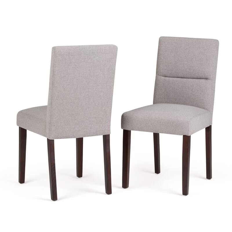 WYNDENHALL Seymour Contemporary Parson Dining Chair (Set of 2) - 18.1"w x 23"d x 35.8"h