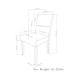 preview thumbnail 13 of 11, WYNDENHALL Seymour Contemporary Parson Dining Chair (Set of 2) - 18.1"w x 23"d x 35.8"h