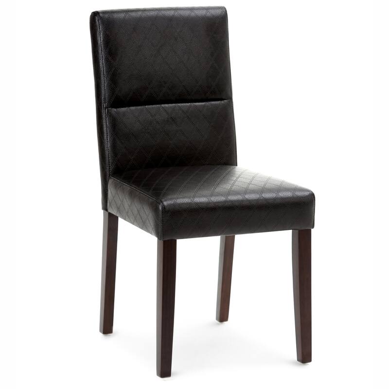 WYNDENHALL Seymour Contemporary Parson Dining Chair (Set of 2) - 18.1"w x 23"d x 35.8"h