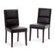 preview thumbnail 8 of 11, WYNDENHALL Seymour Contemporary Parson Dining Chair (Set of 2) - 18.1"w x 23"d x 35.8"h