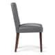 preview thumbnail 3 of 11, WYNDENHALL Seymour Contemporary Parson Dining Chair (Set of 2) - 18.1"w x 23"d x 35.8"h