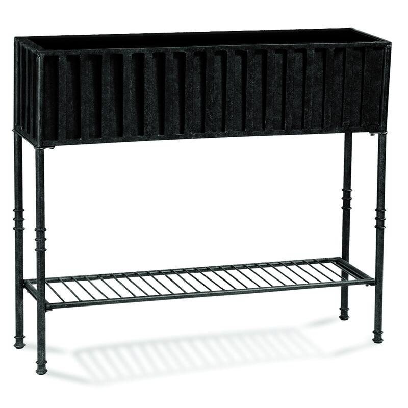 Solera Planter with Tin Liner and Shelf