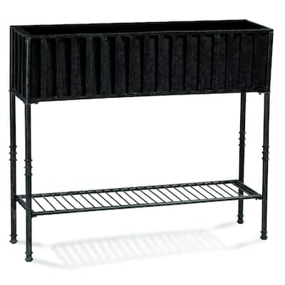 Solera Planter with Tin Liner and Shelf