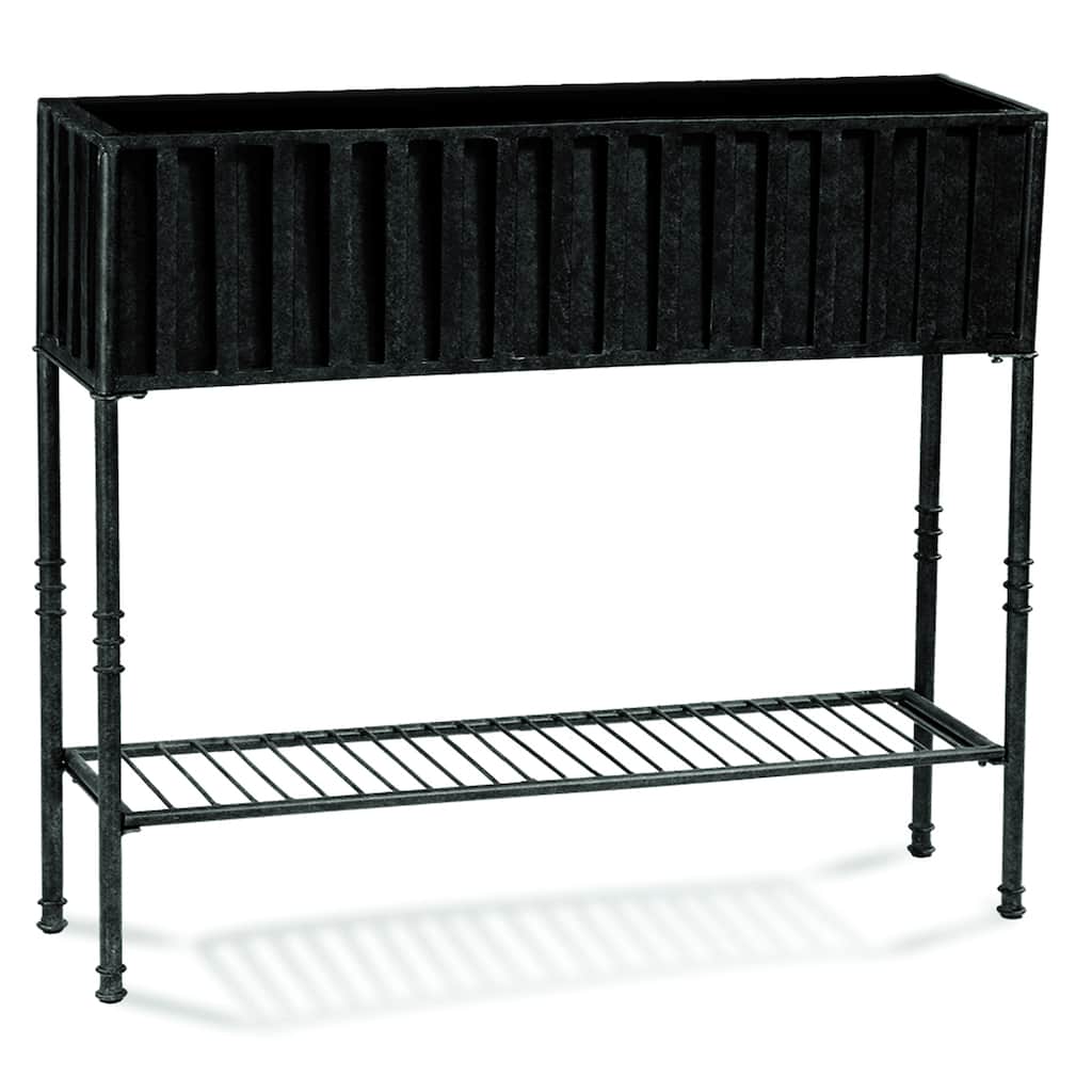 Solera Planter with Tin Liner and Shelf