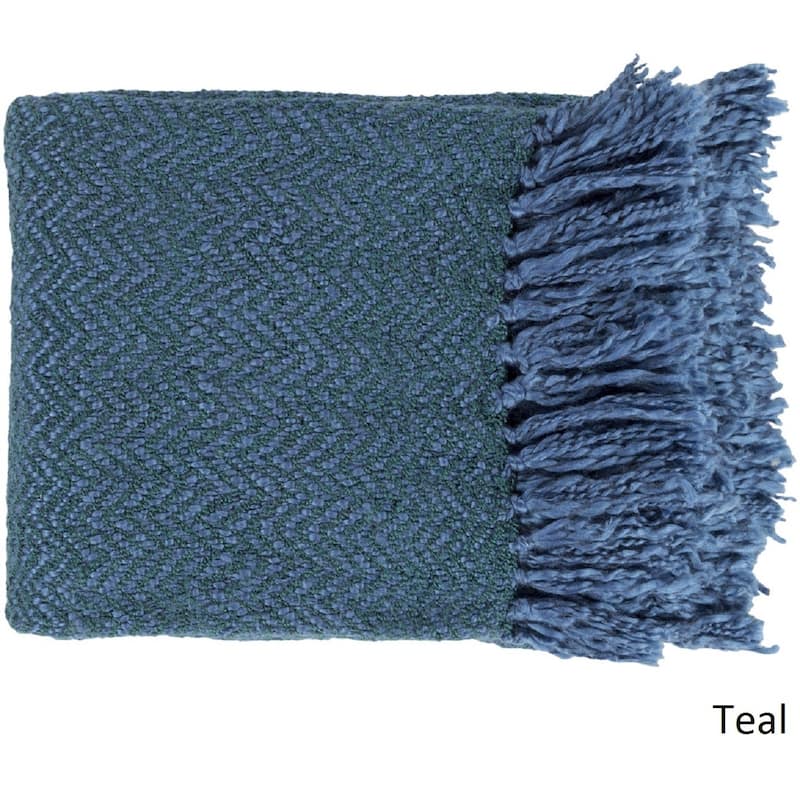 Biddulph Woven Acrylic/Polyester Throw (50" x 60")