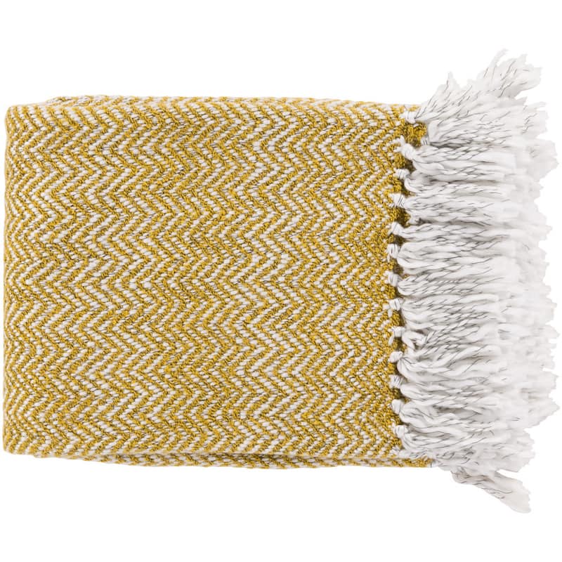 Biddulph Woven Acrylic/Polyester Throw (50" x 60")