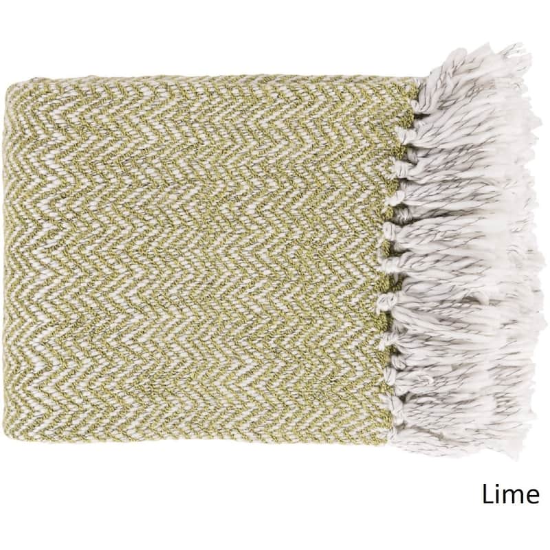 Biddulph Woven Acrylic/Polyester Throw (50" x 60")