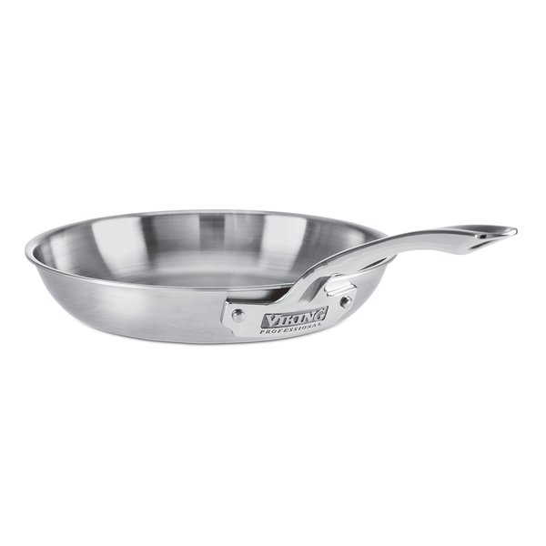 Viking Professional 5 Ply Fry Pan With Satin Finish Small 10 Viking Professional 5 Ply Fry Pan With Satin Finish Small 10 Inch Stainless Steel
