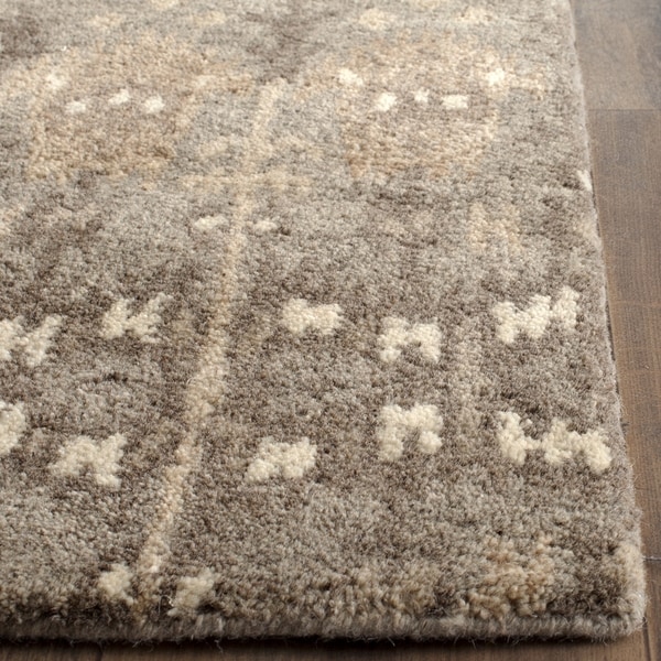 Safavieh Handmade Wyndham Natural/ Multi Wool Rug (2' 3 x 13')