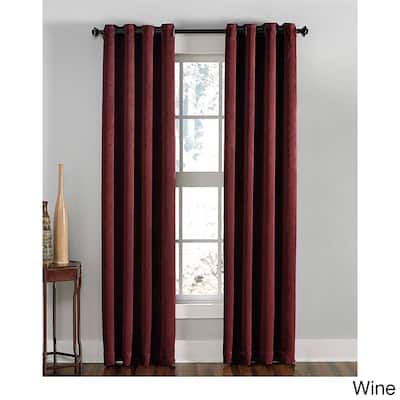 Lenox Crushed Textured Room Darkening Grommet Panel