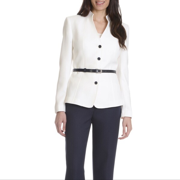 tahari belted pantsuit