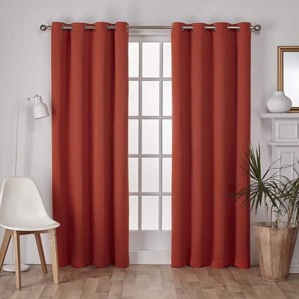 Porch & Den Boosalis Sateen Twill Blackout Curtain Panel Pair