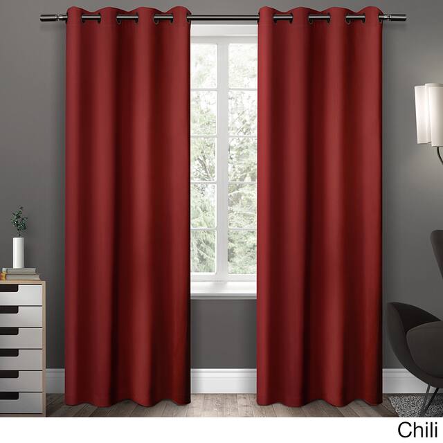 Porch & Den Boosalis Sateen Twill Blackout Curtain Panel Pair