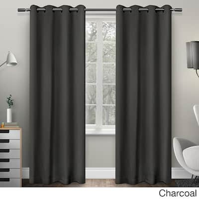 Porch & Den Boosalis Sateen Twill Blackout Curtain Panel Pair