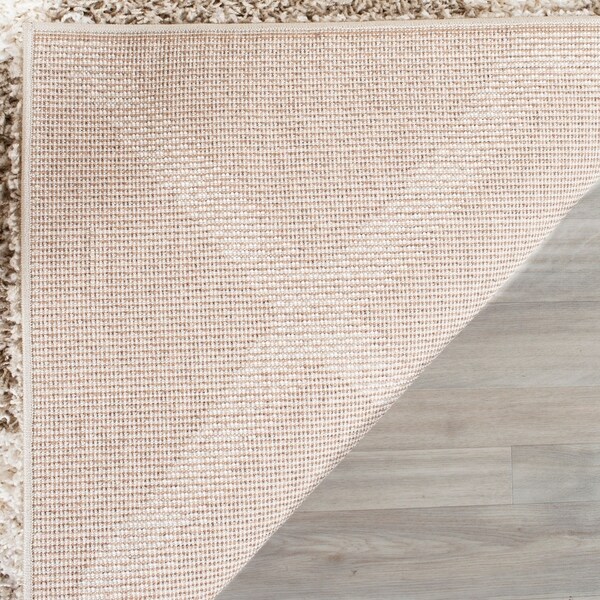 Safavieh Dallas Shag Beige/ Ivory Trellis Rug - 8' x 10'