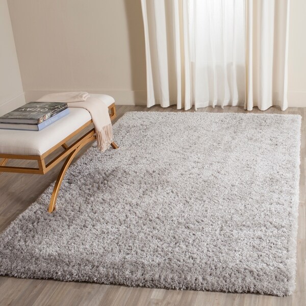 Safavieh Indie Shag Grey Polyester Rug - 9' x 12'
