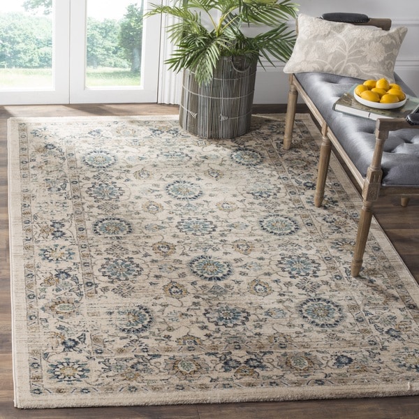 Safavieh Evoke Vintage Oriental Beige/ Turquoise Distressed Rug - 10' x 14'