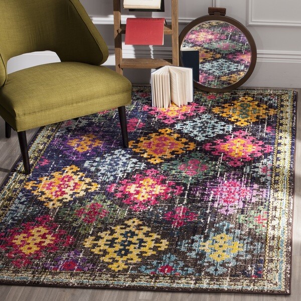 Safavieh Monaco Vintage Bohemian Multicolored Distressed Rug (9' x 12')