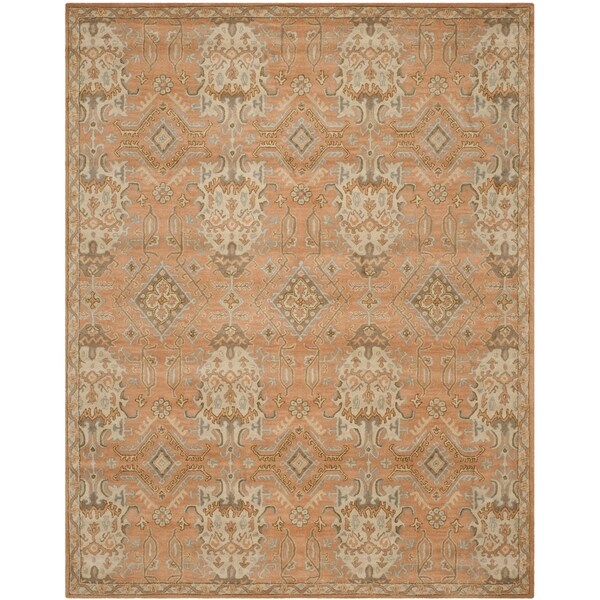 Safavieh Handmade Wyndham Terracotta Wool Rug - 10' x 14'