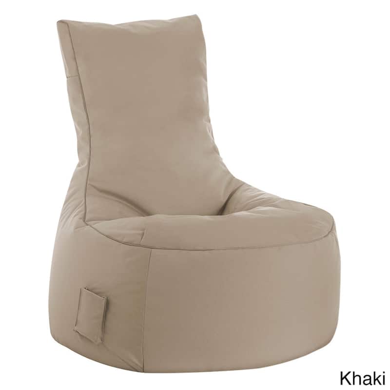 Sitting Point Oxford Fabric Swing Brava Bean Bag - Khaki